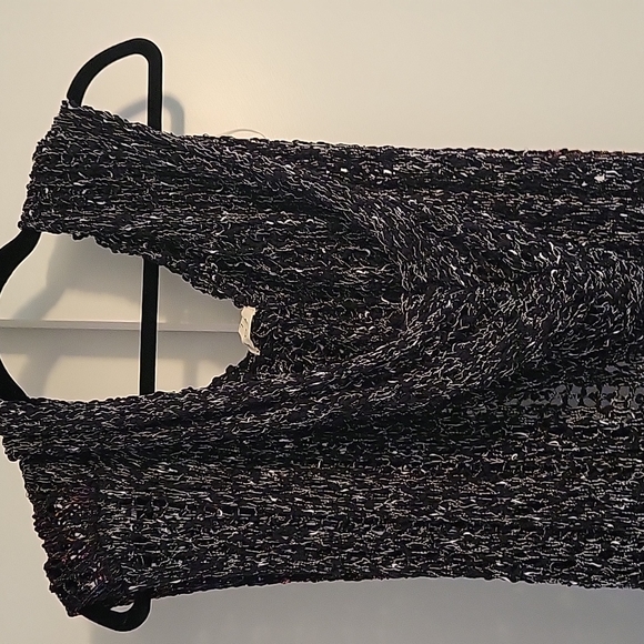 POL rainbow knit detail hooded duster size large - Picture 4 of 5